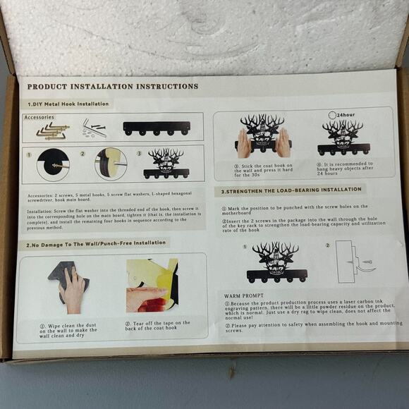 The Lord Of The Rings Key Holder Hanger Wall Decor Movie Art 11.5" x 7.5" - Picture 3 of 3